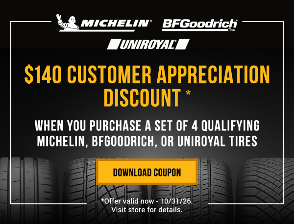 $140 Customer Appreciation Discount
